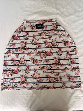 Pink Floral Milk Snob Car seat Cover/Breastfeeding Cover